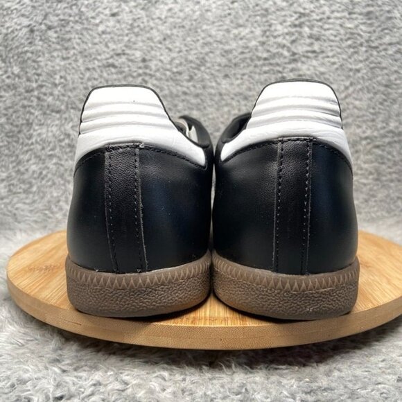 Adidas Samba Size 11.5 Men Black White Sneakers 019000 - Picture 6 of 9